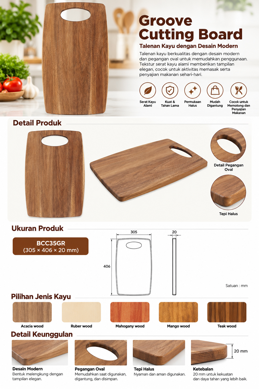 Groove Cutting Board 